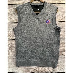 Nike Boise State Broncos Gray Sweater Vest Size Small